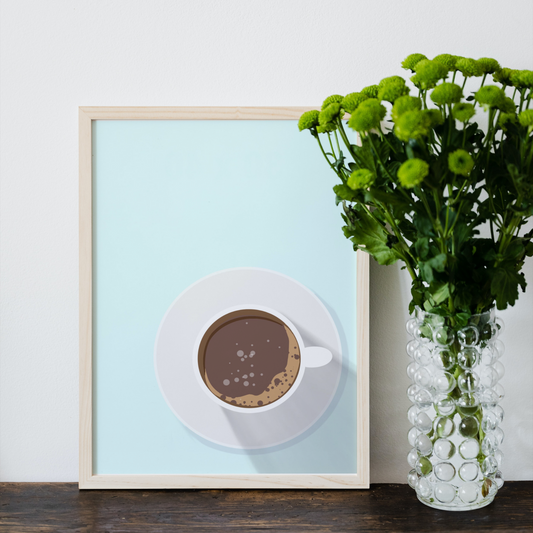 Good morning Coffee - Print 5 x 7 (physical print)