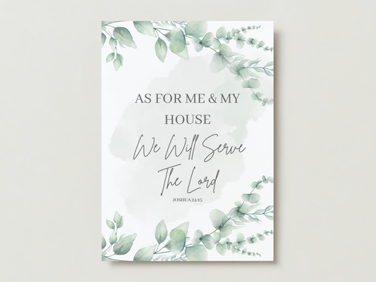 Print: Scripture for Home