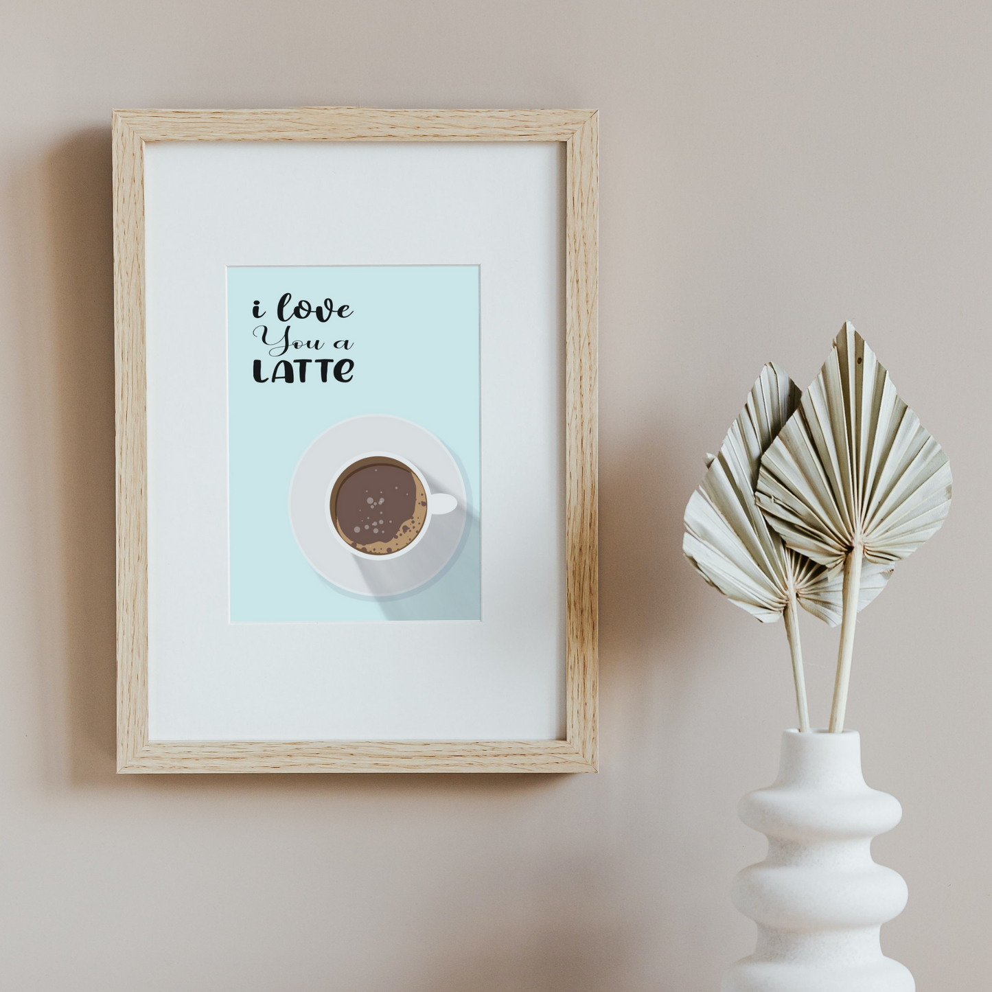 Digital Print: Good morning coffee print