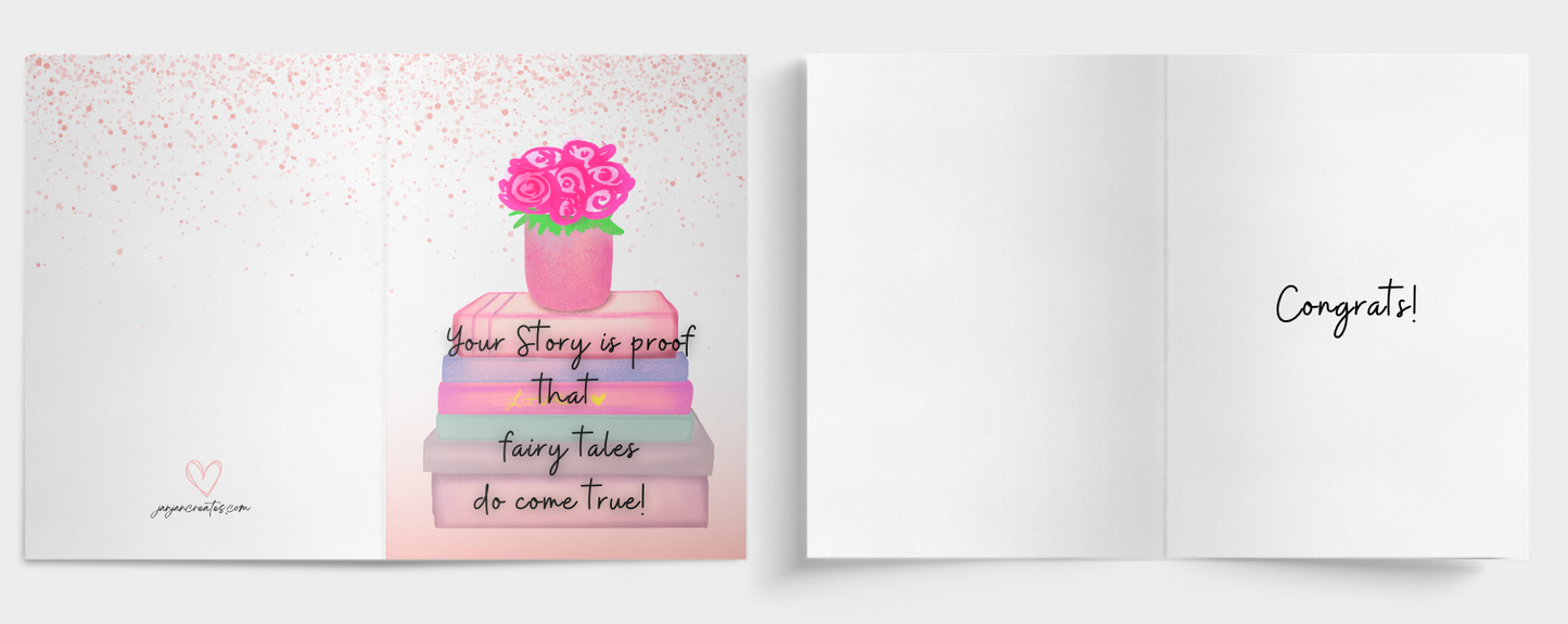 Card: Wedding & Bridal Fairy Tale